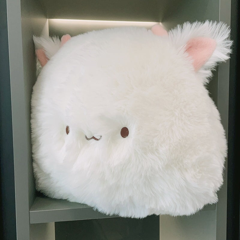 Brehn | Kawaii Fluffy Cat Weiche Kissen Plüschfigur