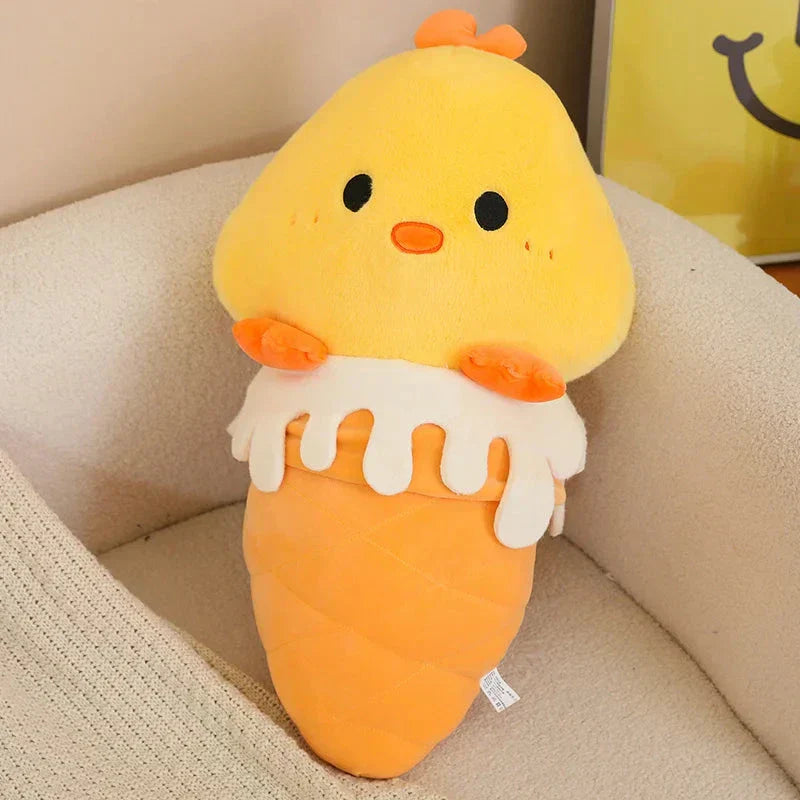 Brehn | Kawaii Eiscreme Schwein Capybara Küken Schaf Plüschfigur
