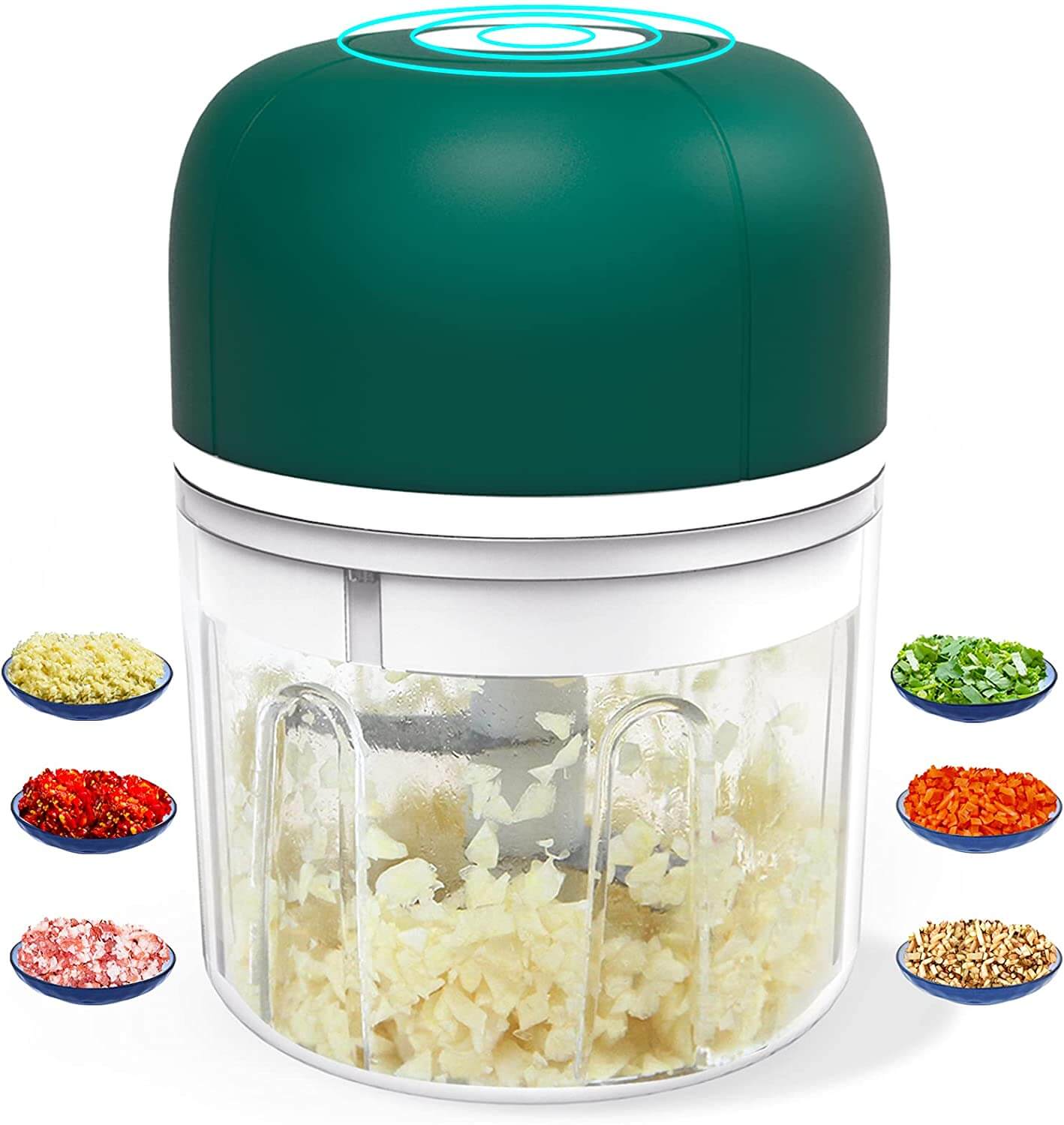 ChopEase Elektrischer Knoblauchpresser – USB aufladbar – Kompakt & Leistungsstark – 250ml | Brehn