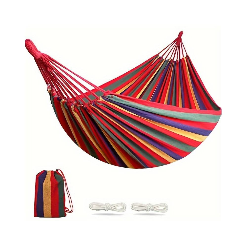 Hängematte - von Camping Hammock (rot gestreift) | Brehn