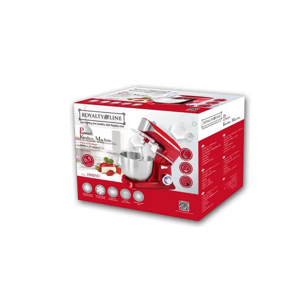 Küchenmaschine Royalty Line 1.900 W 6,5 Liter (Mixer) | Brehn
