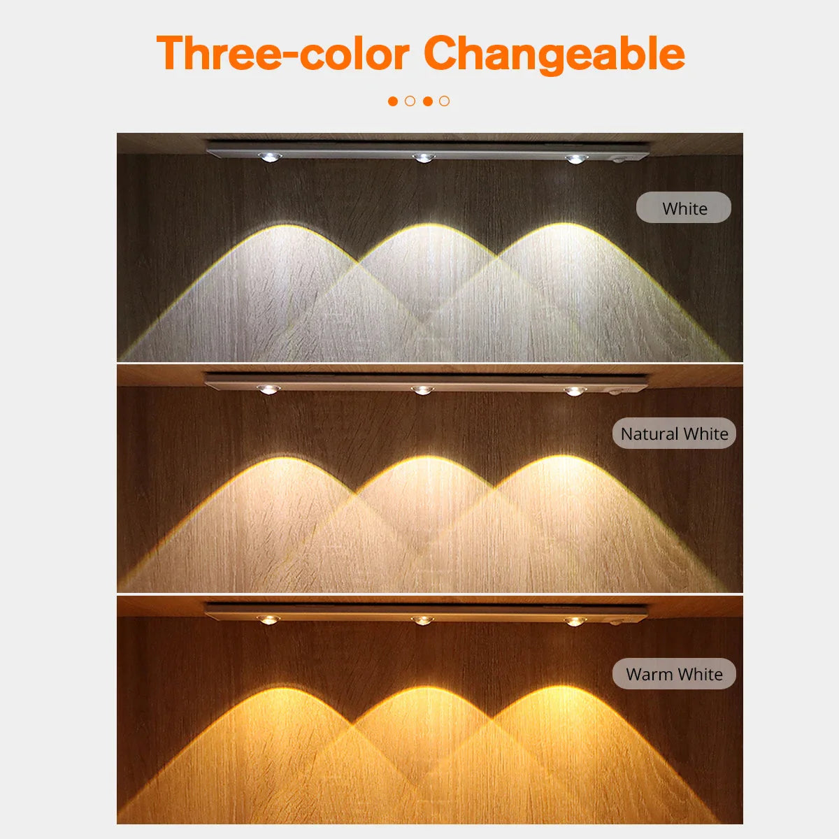LED Unterbau-Spots Rechargeable Magnet Nachtlicht | Brehn