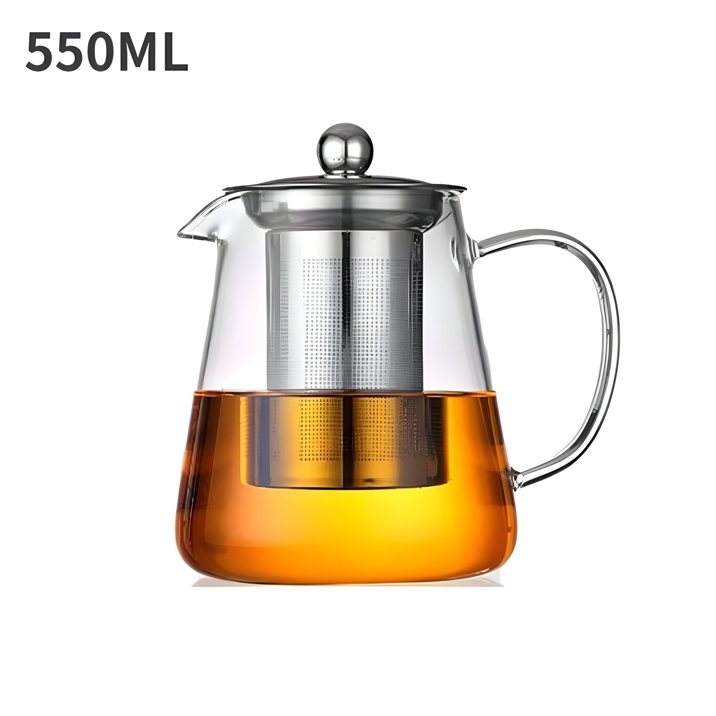 CrystalBrew Becher - Hitzebeständiges Glas mit Edelstahlfilter | Brehn