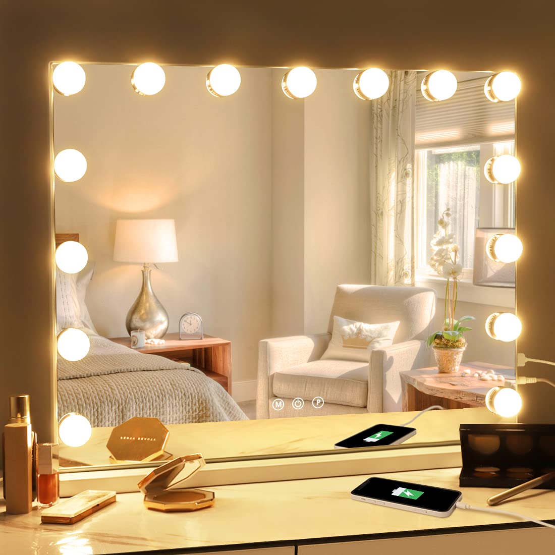 Brehn | Make-up Spiegel Beleuchtung - GlowLuxe