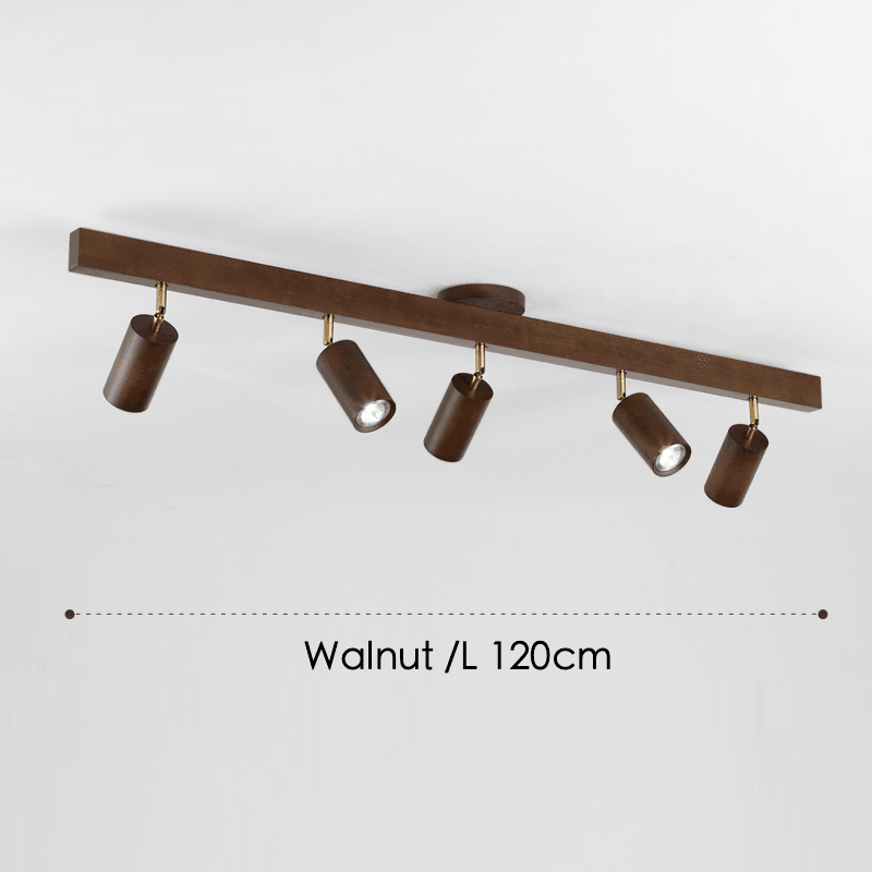 Holz Deckenlampe verstellbar mit warmem Licht und minimalistischem Design | Brehn