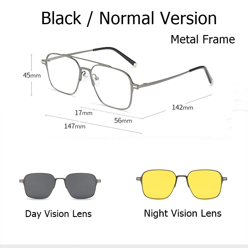 Brehn | Pure Titanium Magnet Clip-On Brille