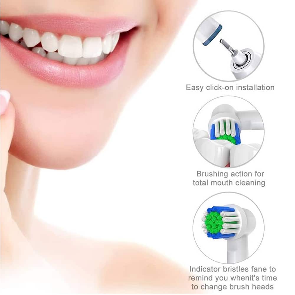 4 Stück. Zahnbürstenköpfe für Oral-B | Brehn