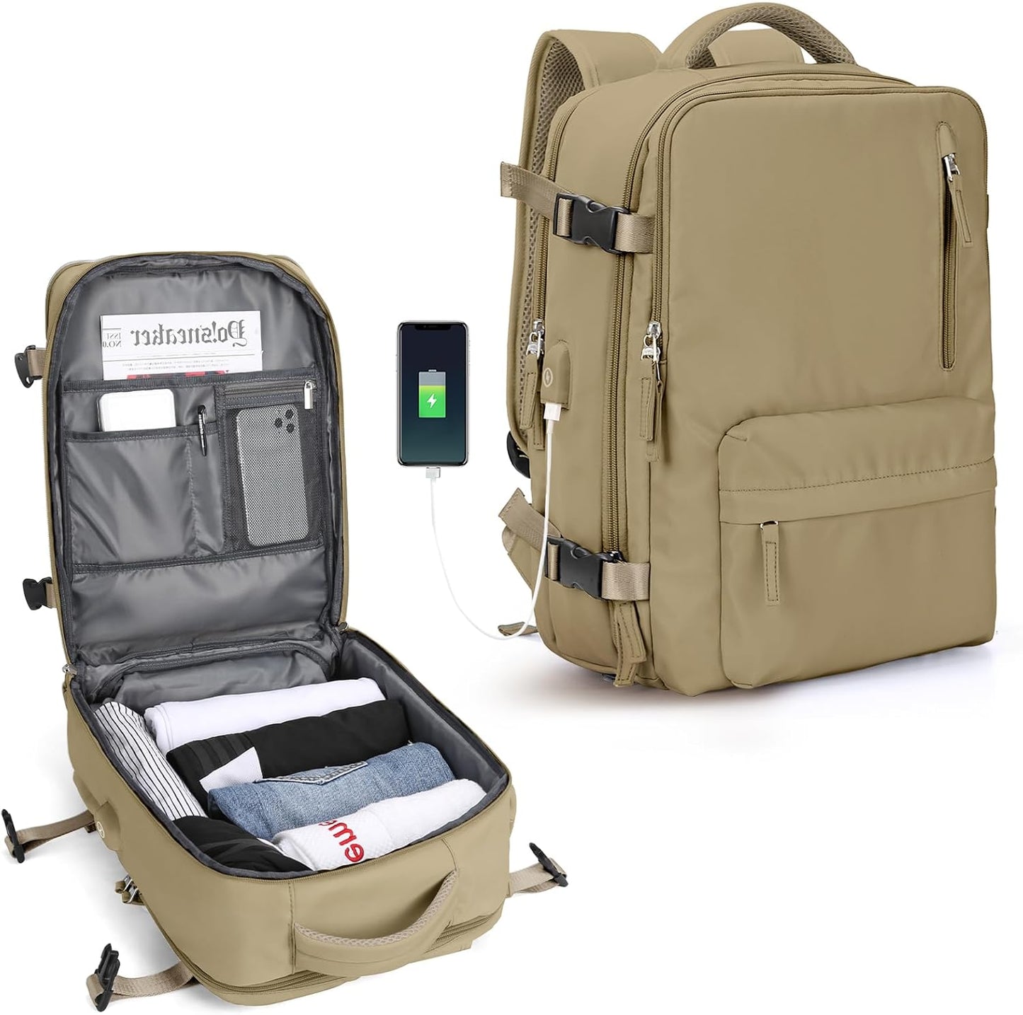 Multi-Compartment Laptop Tragetasche mit verstellbarem Schultergurt | Brehn