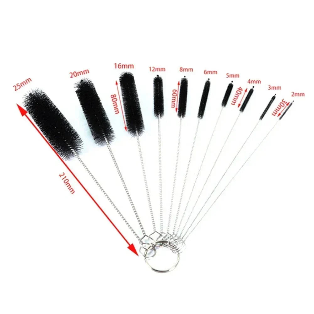 90/155/200CM Aquarien Reinigungsbürste für Schlauch Luftschlauch Edelstahl Flexible Doppelseitige Rohrbürste Fischtank Zubehör | Brehn