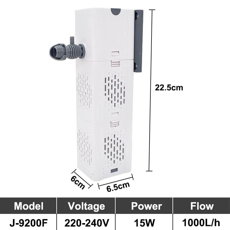 Aquarium Filter Pumpe Fischtank Unterwassersilent Luft Sauerstoff Belüfter Interne Wasserpumpe Aquarium Luftpumpe Wellenmacher 220v | Brehn