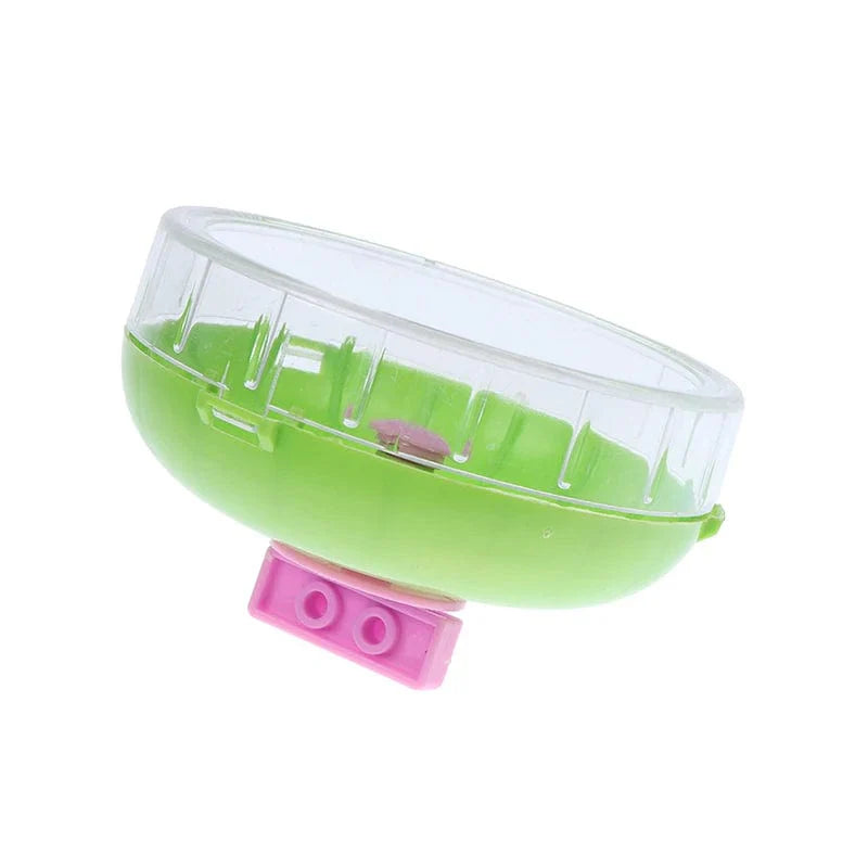 1 Stück 11 cm Hamster Rad Kleintier Lauf Scheibe Spielzeug Süßes Plastik Jogging Trainingsrad Haustier Käfig Zubehör | Brehn