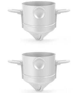 Portabler faltbarer Kaffeefilter aus Edelstahl wiederverwendbarer Kaffeetrichter | Brehn