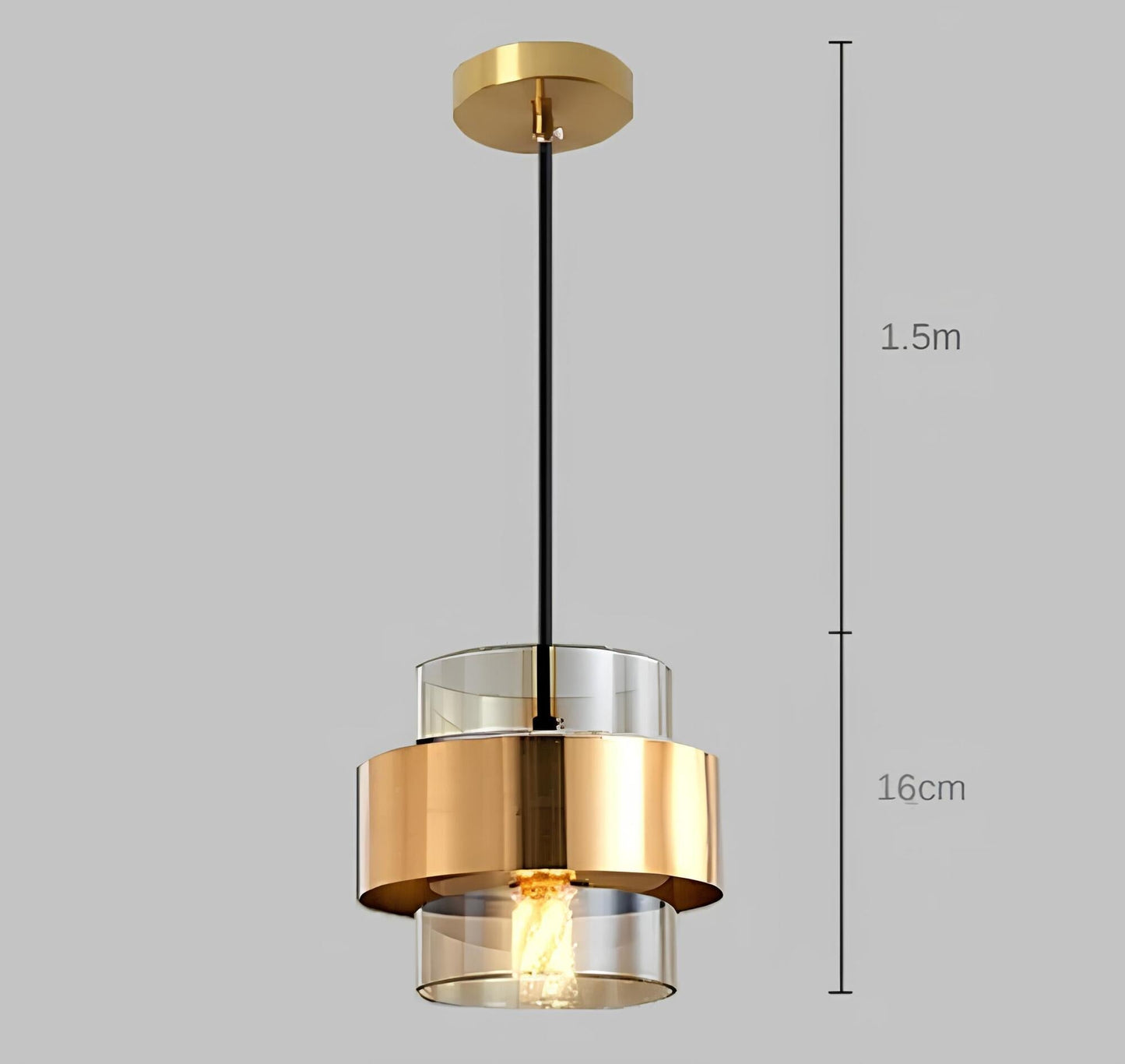 Brehn | Moderne Glas Pendelleuchte