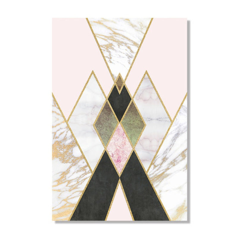 POP Pink Marble - Leinwand Wandkunst Gemälde