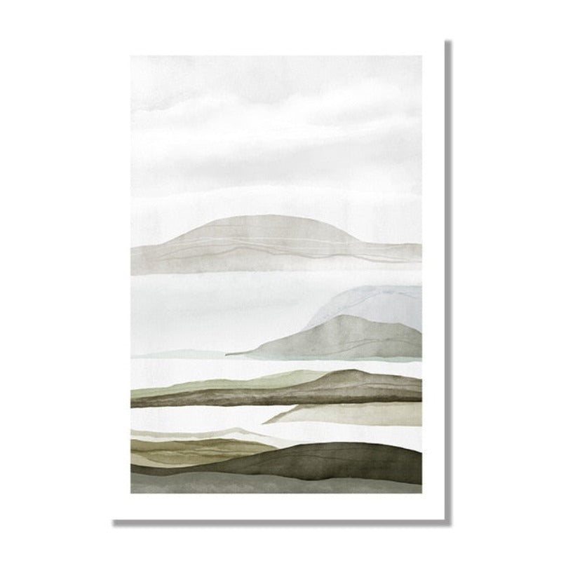 Bring Mountains Home - Leinwand Wandkunst Gemälde