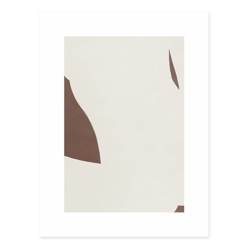 Minimalistische geometrische abstrakte Wandkunstbilder - Leinwand Wandkunst Malerei