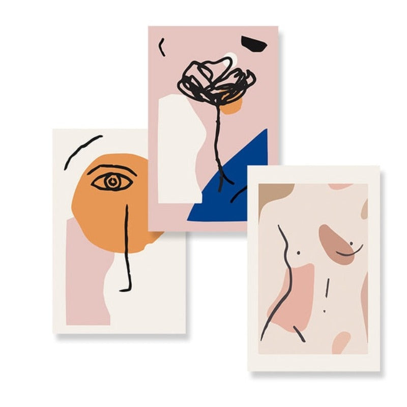 Nude Pink Space - Leinwandbild