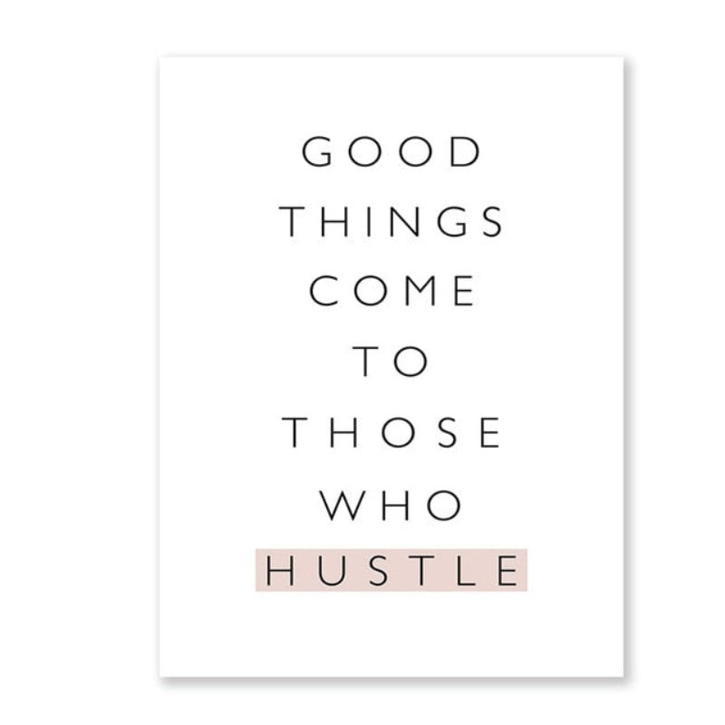 She Hustles – Leinwandbild