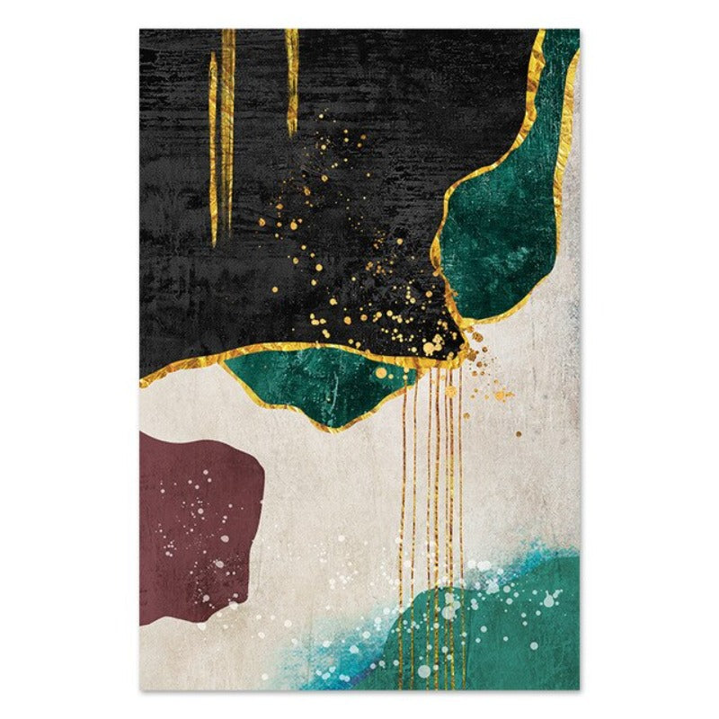 Gold Is Elegance - Leinwand Wandkunst Malerei