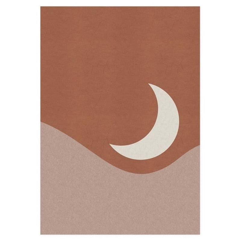 Moon To Sun And Back - Leinwand Wandkunst Gemälde