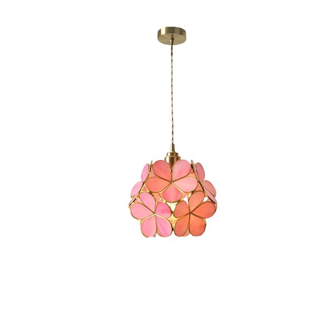 Brehn | Moderne Blumenform Glas LED Pendelleuchte