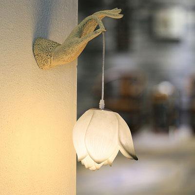 Moderne kreative chinesische Lotus-Wandleuchte | Brehn