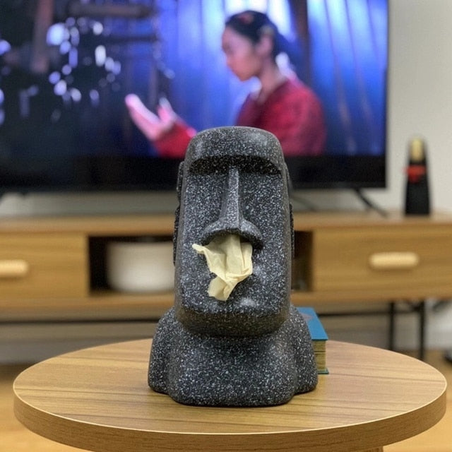 Stein Statue Tissue Box | Brehn
