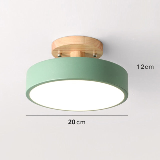 Bunte nordische LED-Deckenleuchte
