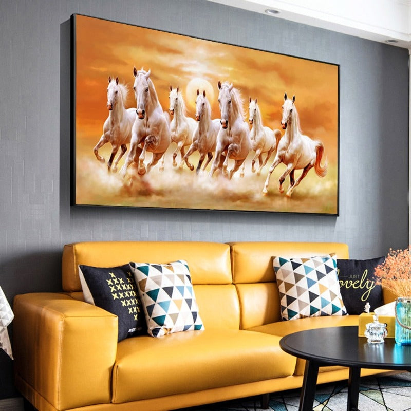 Horse Runner - Leinwand Wandkunst Malerei