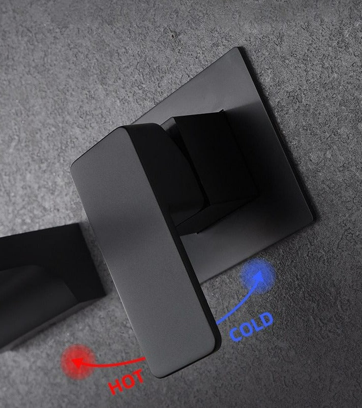 Modern wall-mounted faucet