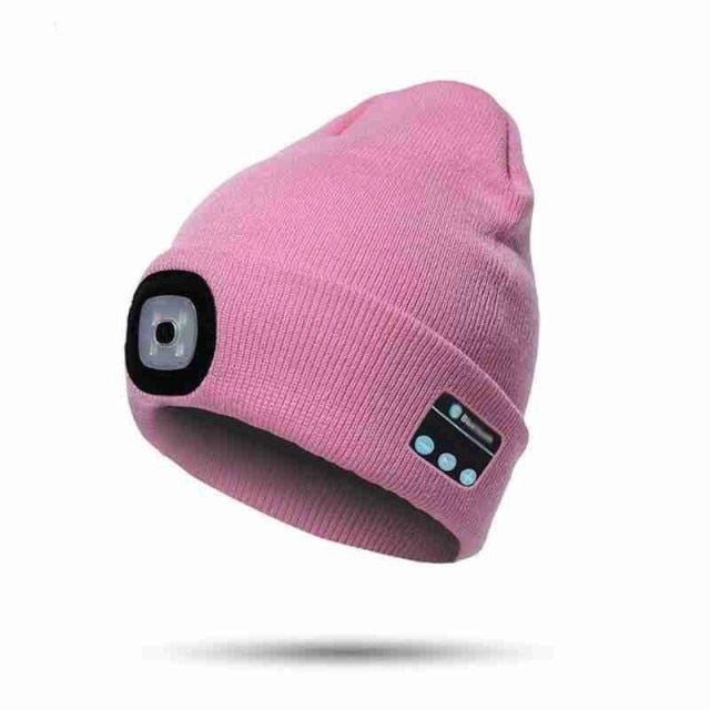 Unisex Bluetooth Lautsprecher Stirnlampe Mütze | Brehn