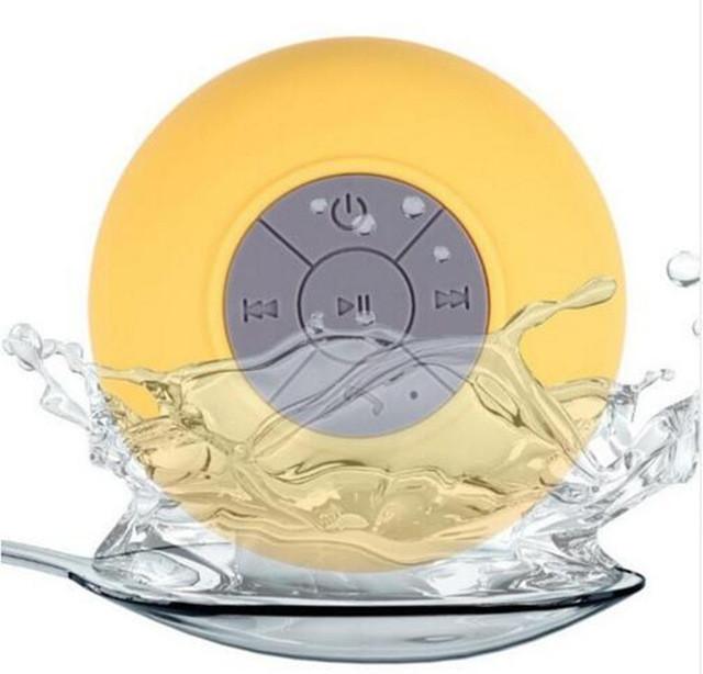Mini wasserdichte tragbare Dusch-Bluetooth-Lautsprecher mit Saugnapf | Brehn