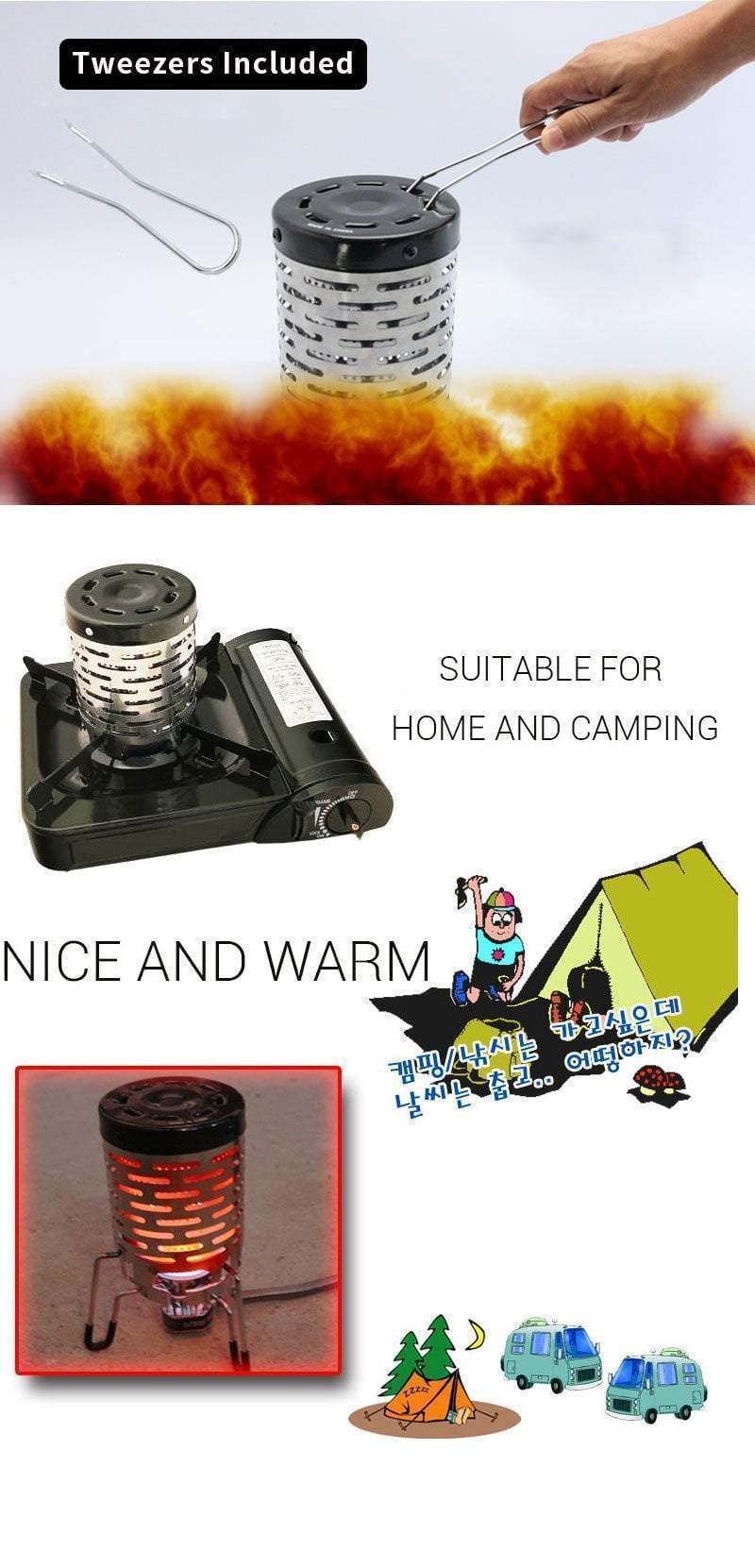 Brehn | Mini-Heizung & Ofen zum Camping