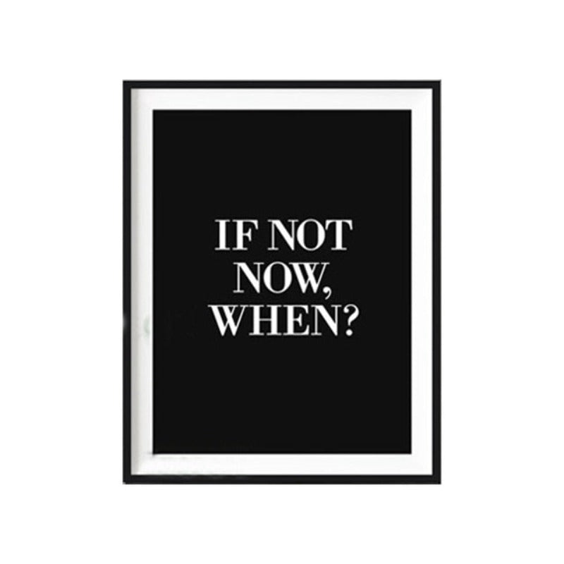 Do It Now - Leinwand Wandkunst Gemälde