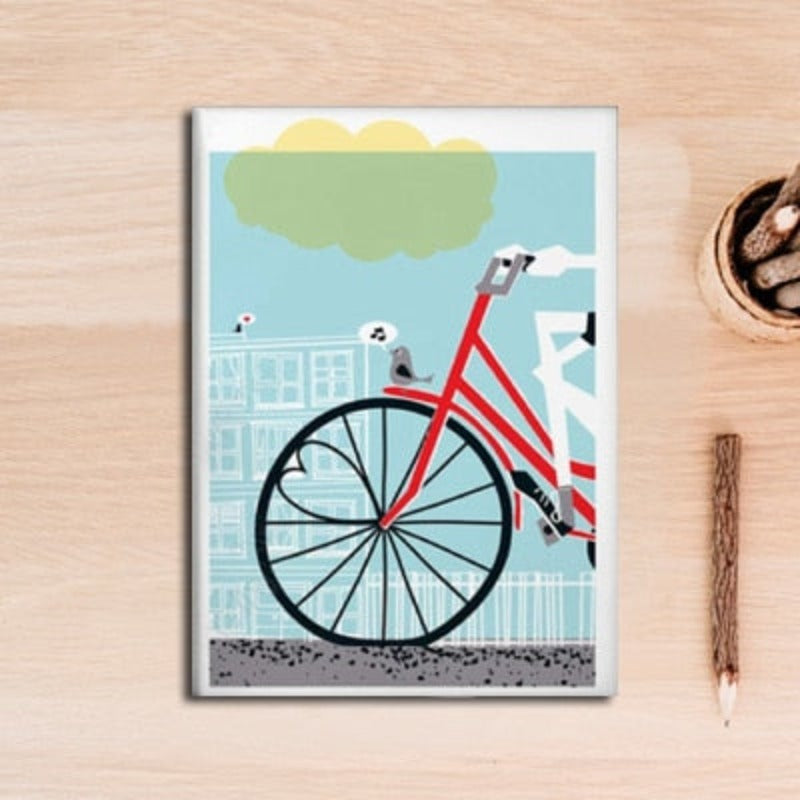 Love Is All You Need Fahrrad Poster - Leinwand Wandkunst Malerei