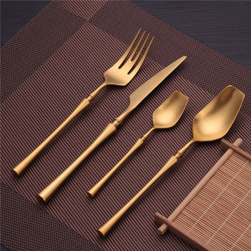 Venice Gold Edelstahl Besteckset | Brehn