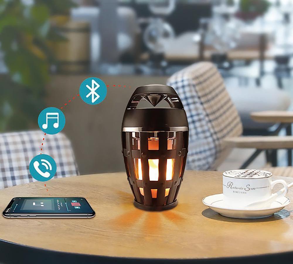 Brehn | LED-Flammen-Bluetooth-Lautsprecherlampe