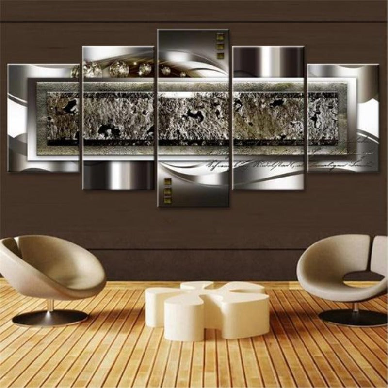 Metal Diamond - Leinwand Wandkunst Malerei