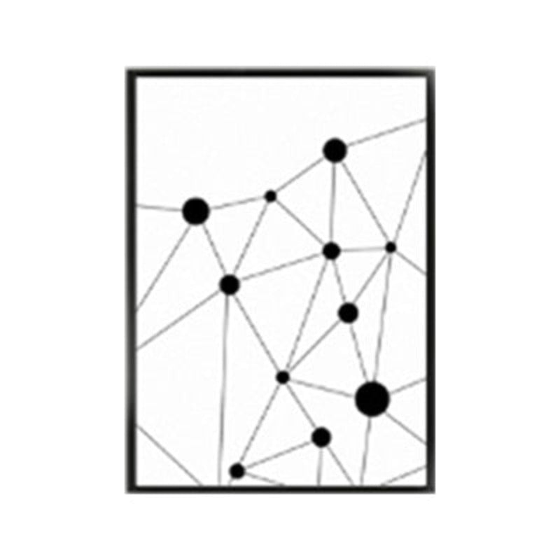 Liebe zur Geometrie - Leinwand Wandkunst Malerei