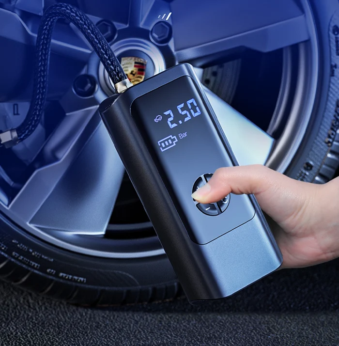 PowerPump Wireless Air Compressor – 150 PSI Reifenpumpe mit digitalem Display & LED | Brehn