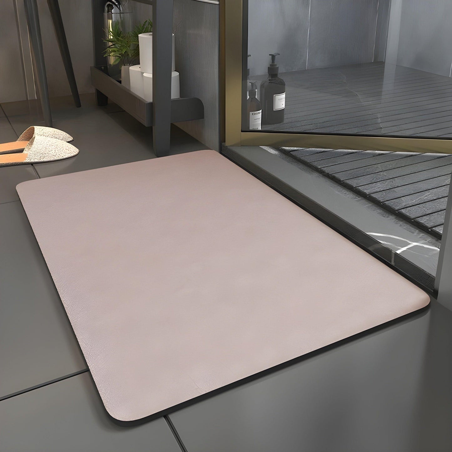 SlipShield Matte – Schnelltrocknende, rutschfeste Badematte