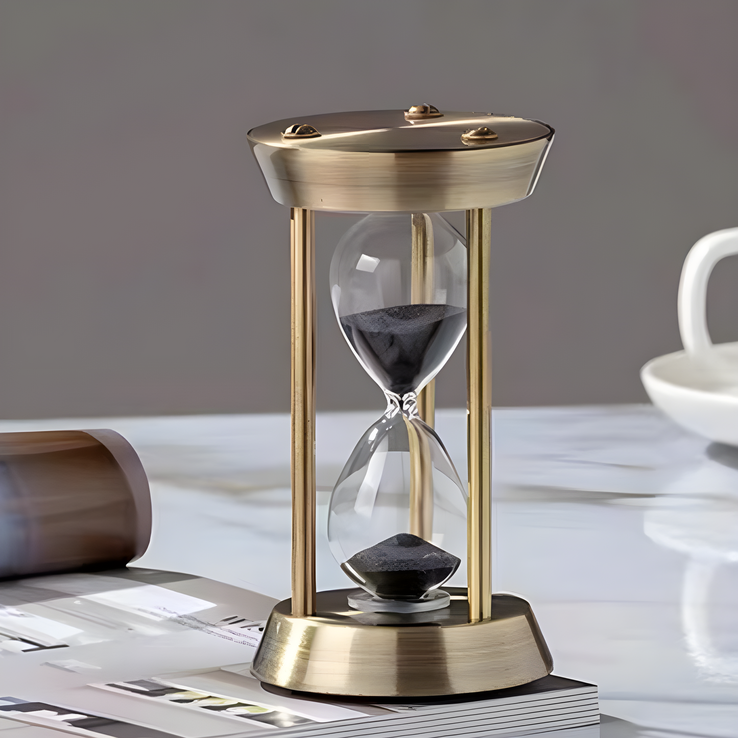 Retro-Metall-Sanduhr