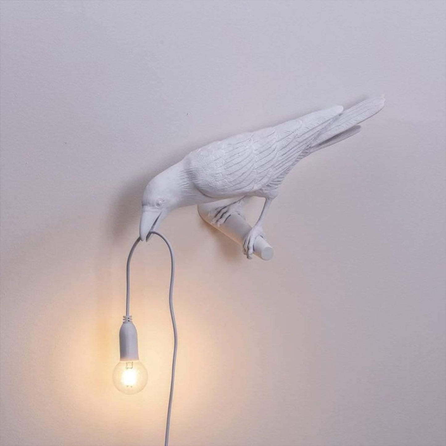 NachtRaaf Ambient Lampe – Dekorative Vogel-Lampe aus Harz für warmes Licht | Brehn