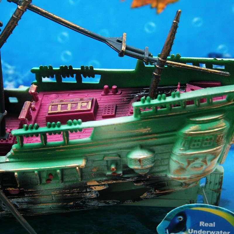 Große Schiffswrack-Aquarium-Dekoration | Brehn