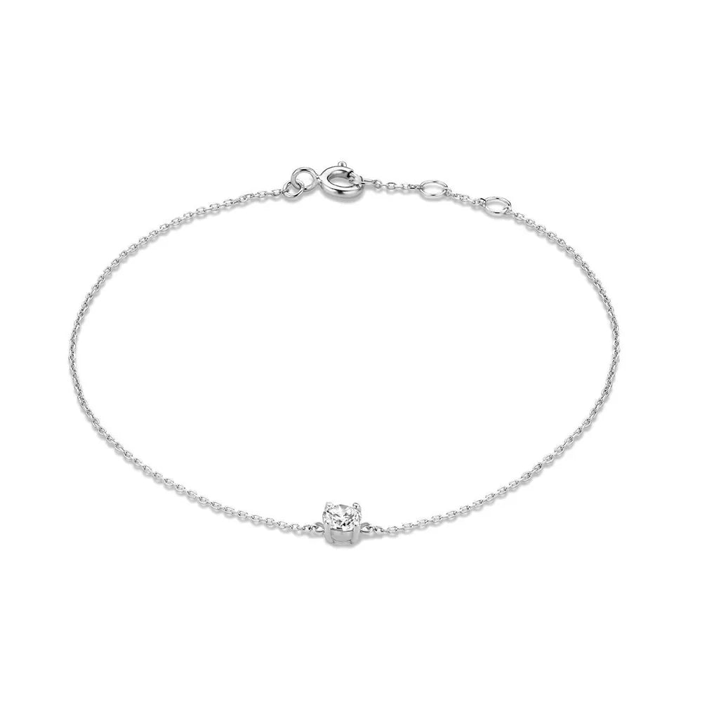 Brehn | S925 Zarte Einzel-Diamant-Armbänder