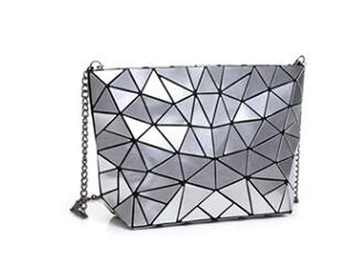 Abstract Geometric Matte Schultertasche | Brehn