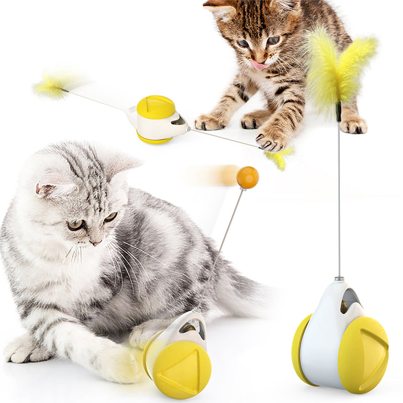 Brehn | Swing-Katzen-Spielzeug mit Rädern