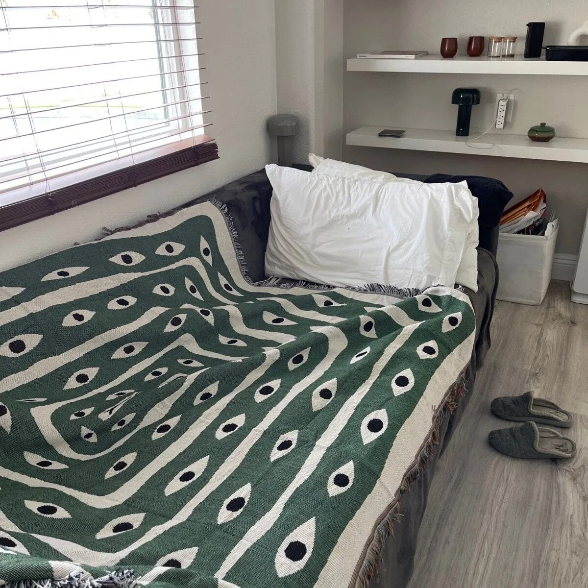 Snake Eye Design Sofa Decke für gemütliche Wohnkultur | Brehn