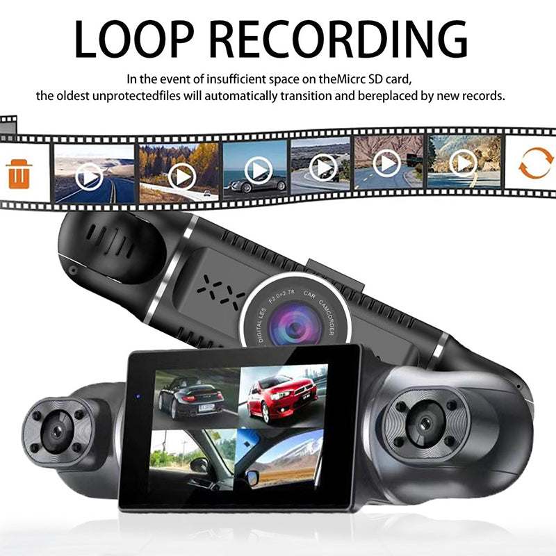 BowLift | DriveSecure Professional 4-Channel 1080P Dashcam