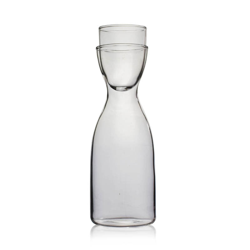 Transparente Glasbecher Kreative Glas Hitze- und Kältebeständige Wasserkanne | Brehn